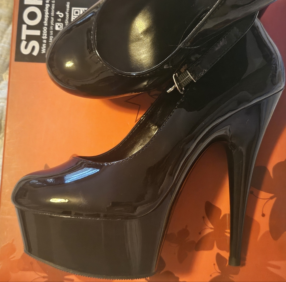 Pleaser Platform Heels With Ankle Strap